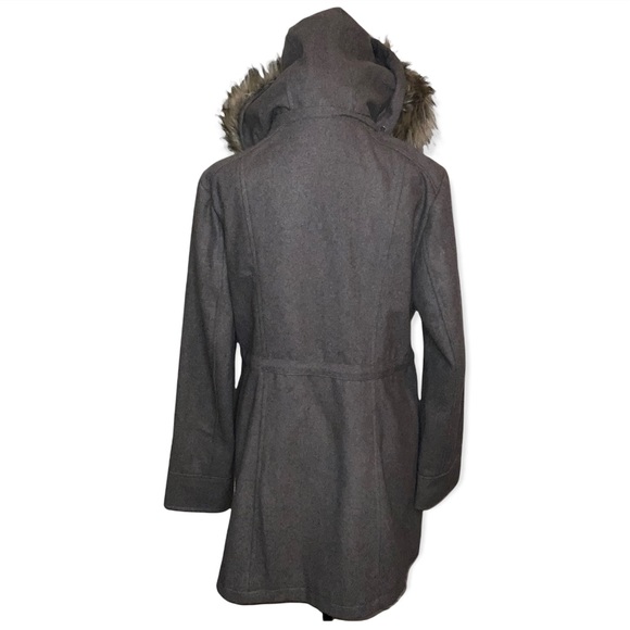 New York and company wool blend toggle coat - Picture 4 of 6